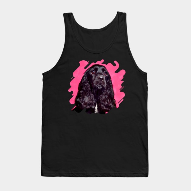 English Cocker Spaniel Tank Top by Nartissima